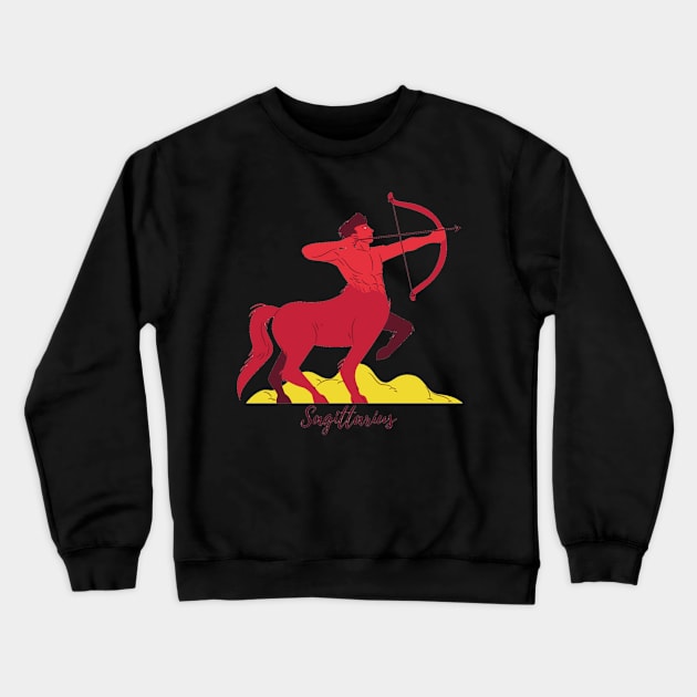 Sagittarius Crewneck Sweatshirt by KiRich